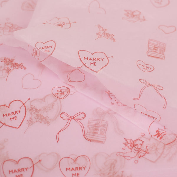 PINK ROLL - Custom Tissue Paper - Full Colour Printing