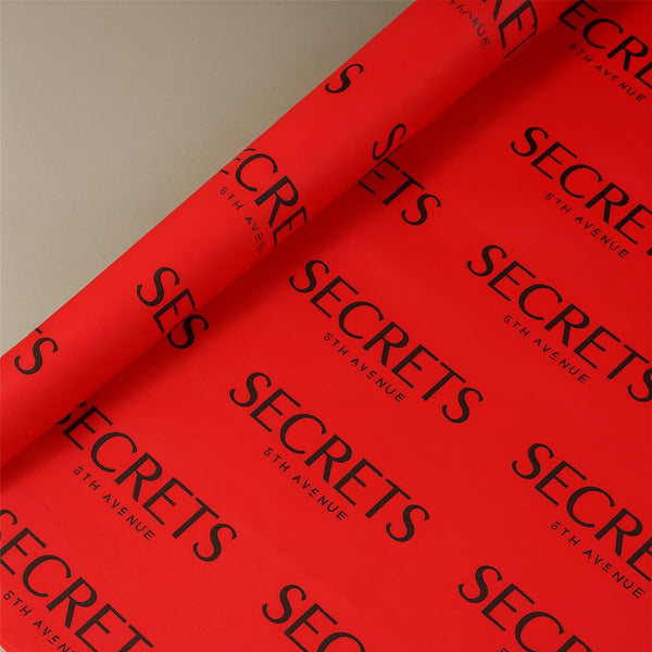 Patterned Tissue Paper Red Custom Printed Tissue Paper Australia - Full Colour, Acid Free, Eco ...