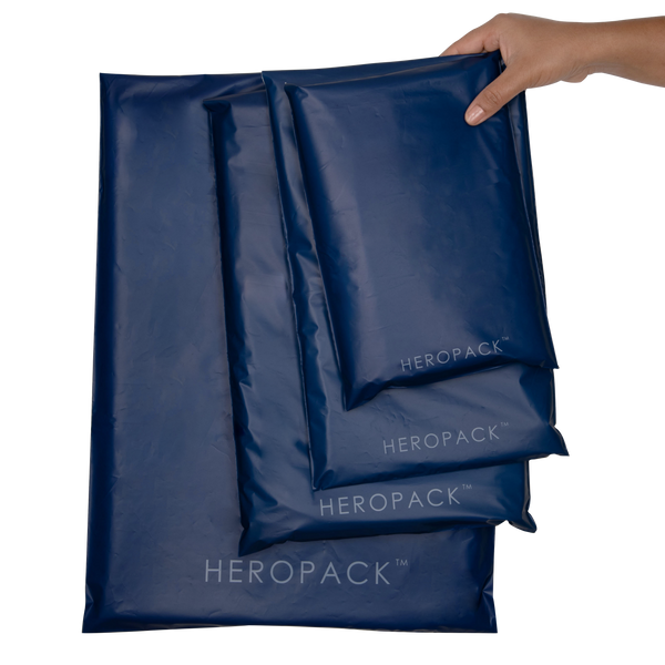 Navy Blue Home Compostable HEROPACK Mailers