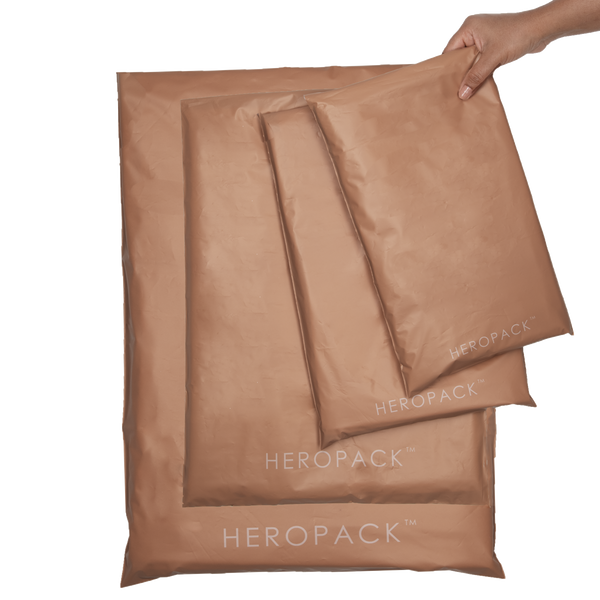Latte (The Nude/Tan) Home Compostable HEROPACK Mailers