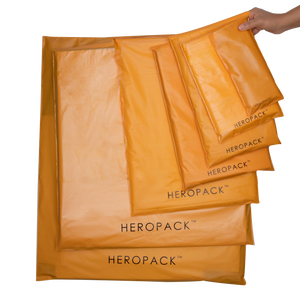 Yellow Home Compostable HEROPACK Mailers