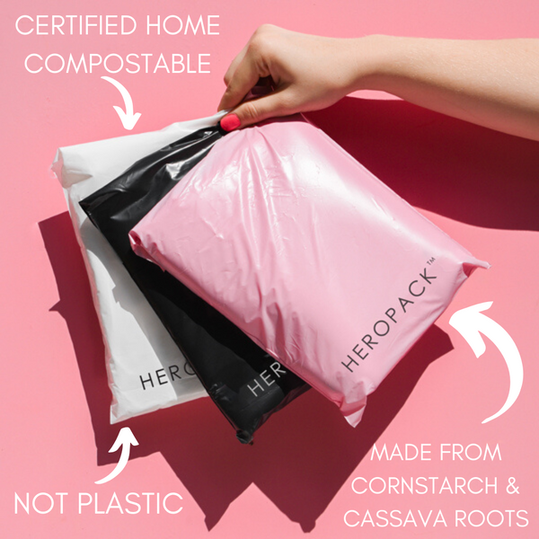Pink Compostable Mailers
