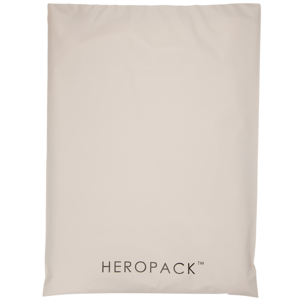 White / Grey Home Compostable HEROPACK Mailers - from packs of 25