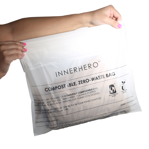Innerhero home compostable garment bag